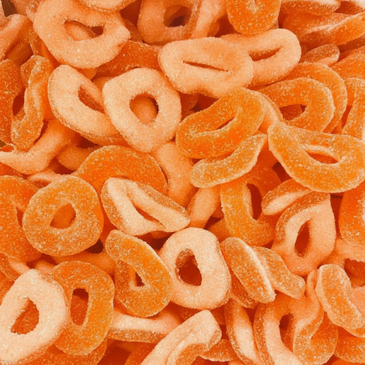Anneaux Sucrées Pêche - 100g